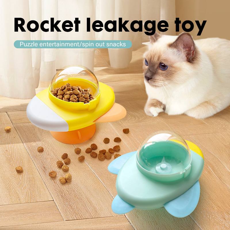Dog Treat Puzzle Toy - Kedi İnteraktif Oyuncakları Döndürülebilir Kedi Köpek