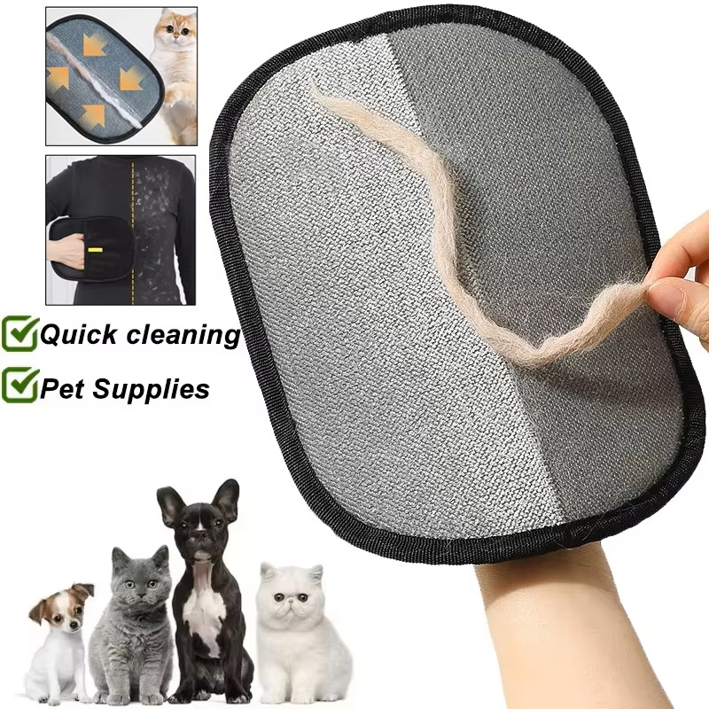 Pet Grooming Glove - Evcil Hayvan Tüyü Temizleme Aleti Yeniden