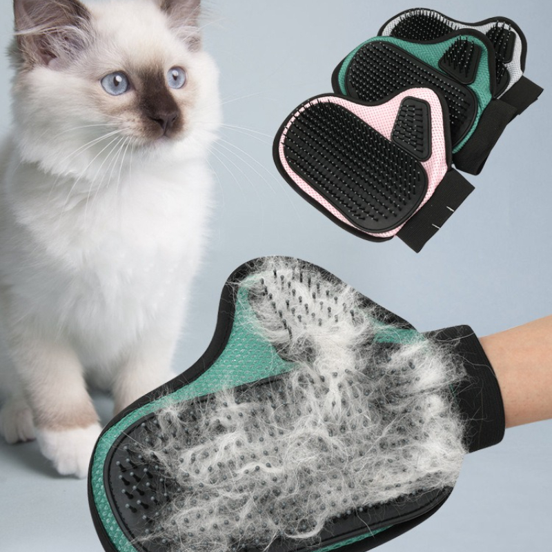 Pet Grooming Glove - Pet Kedi bakım eldiveni Yavru Bakım