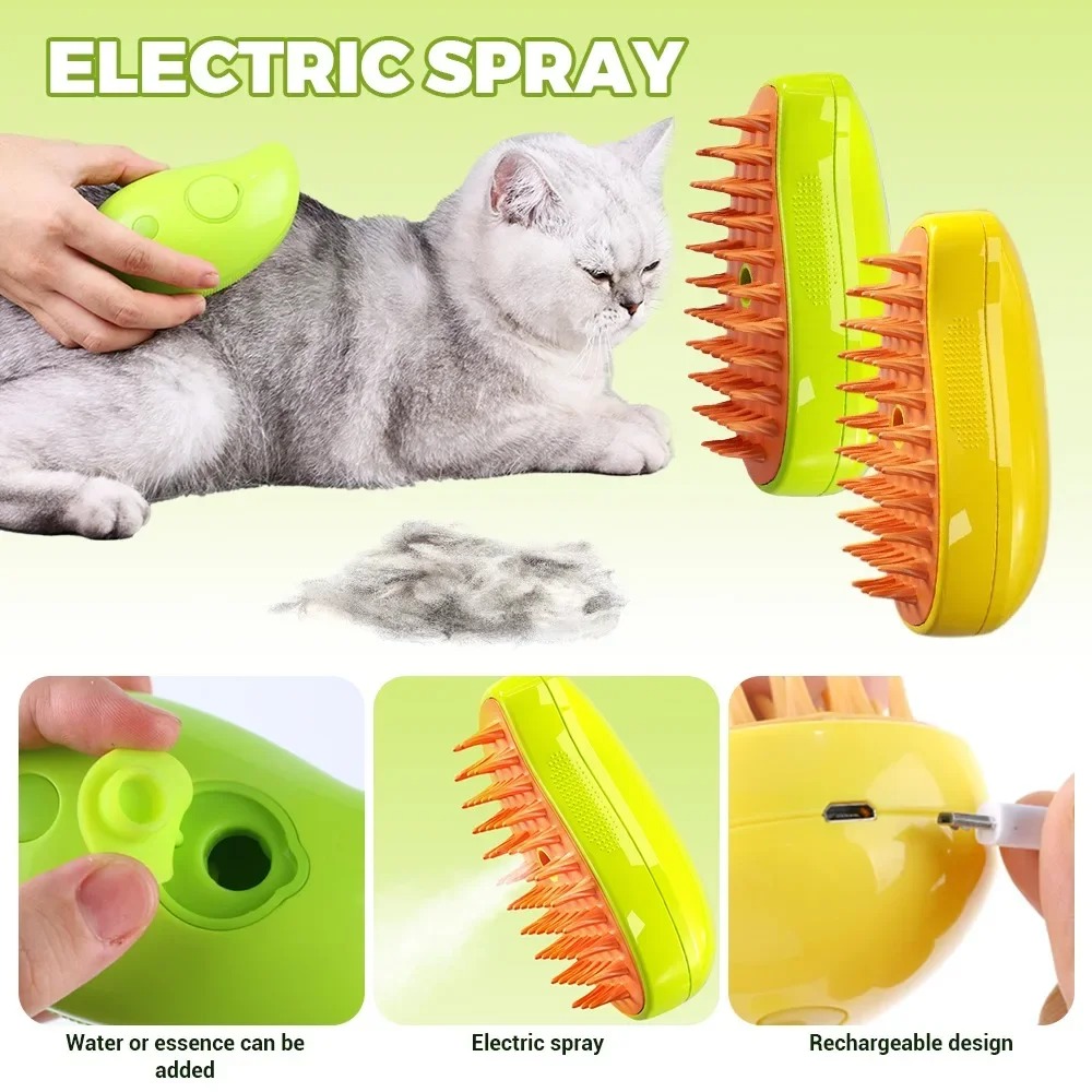 Kedi Buharlı Fırça Elektrikli  - Pet Supplies Grooming Hours incelemesi ve fiyatı